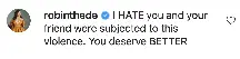 An Instagram comment.
