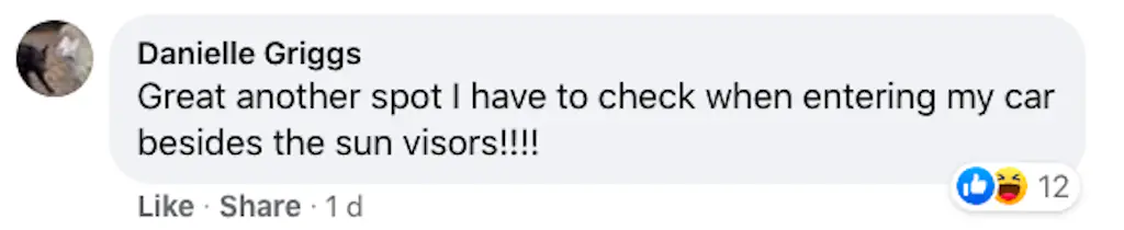 A Facebook comment.