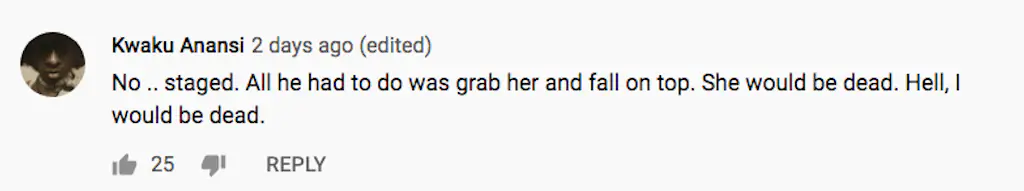 A YouTube comment.