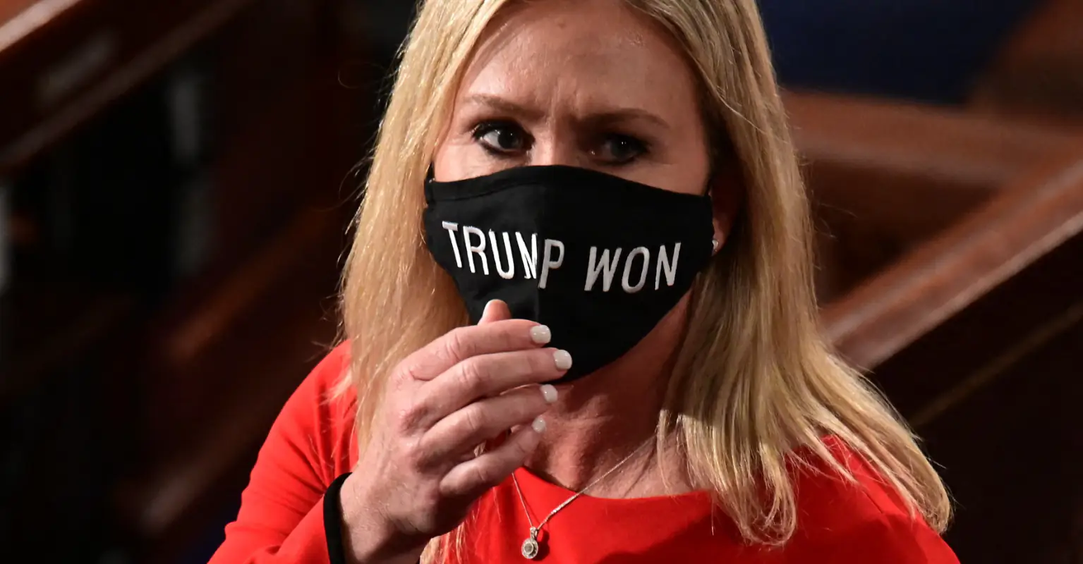 Marjorie Taylor Greene urged citizens to 'flood' Capitol and be violent 'if we have to' in unearthed video