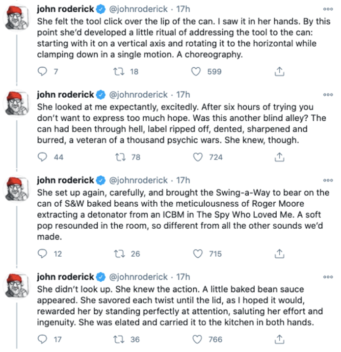 A Twitter thread.