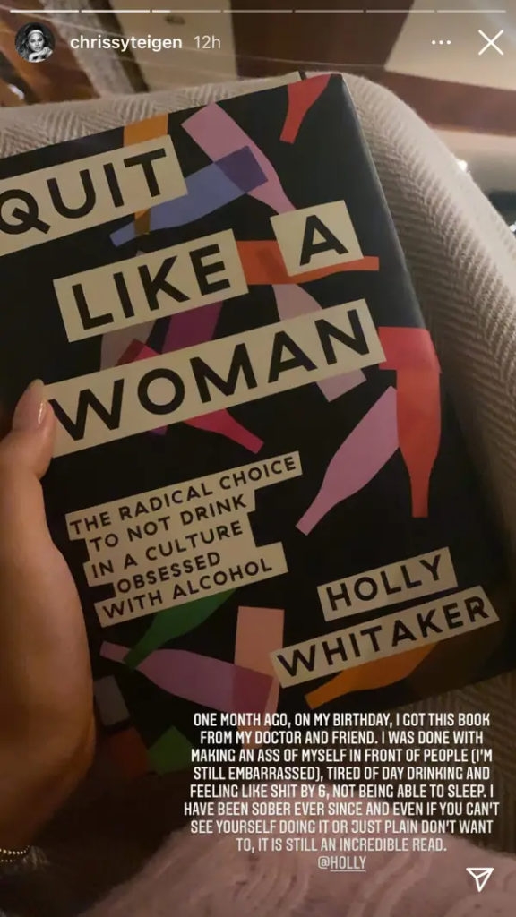 Chrissy Teigen's Instagram story