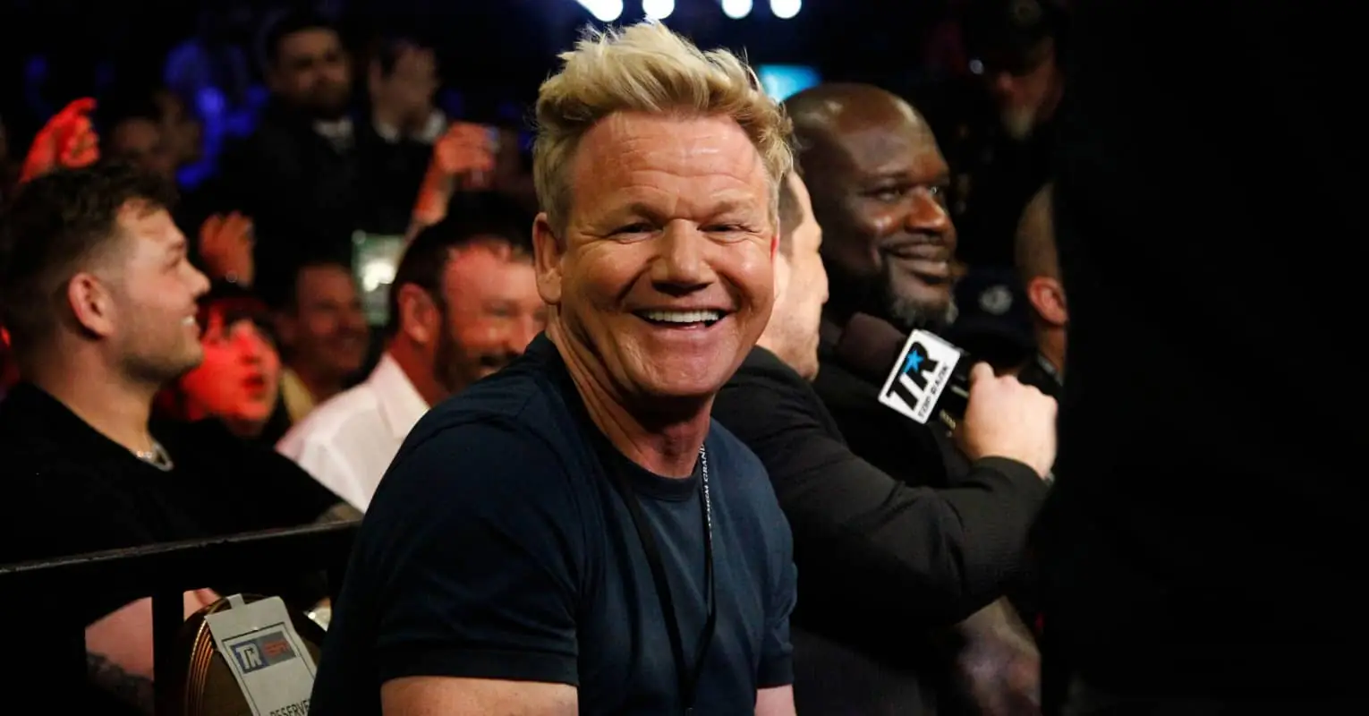 Gordon Ramsay mocks vegan activist by filming himself eating burger