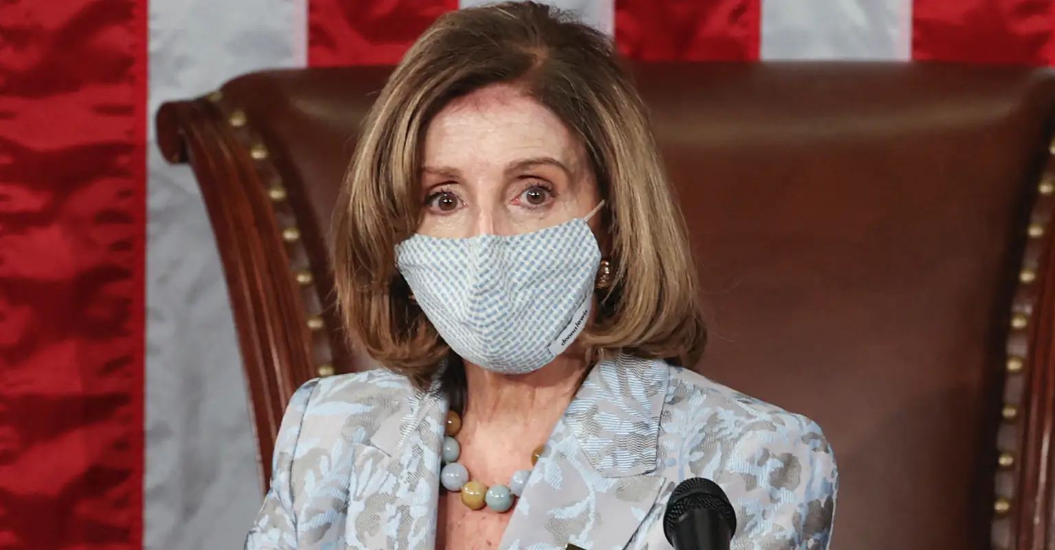 Nancy Pelosi is narrowly re-elected as House Speaker