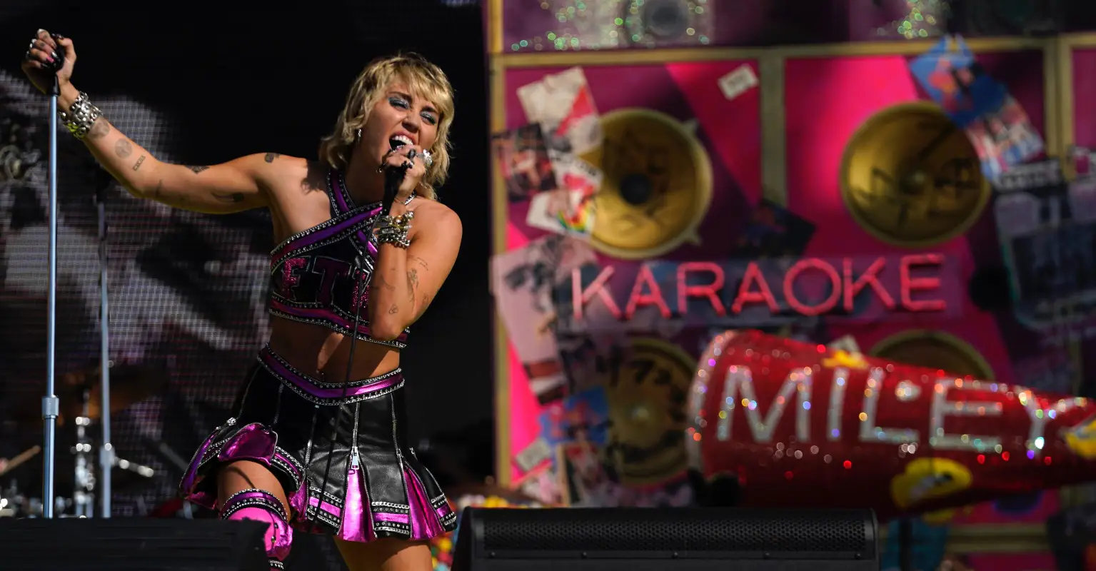 Miley Cyrus breaks down in tears during Super Bowl performance, saying 'my heart gets broken a lot'