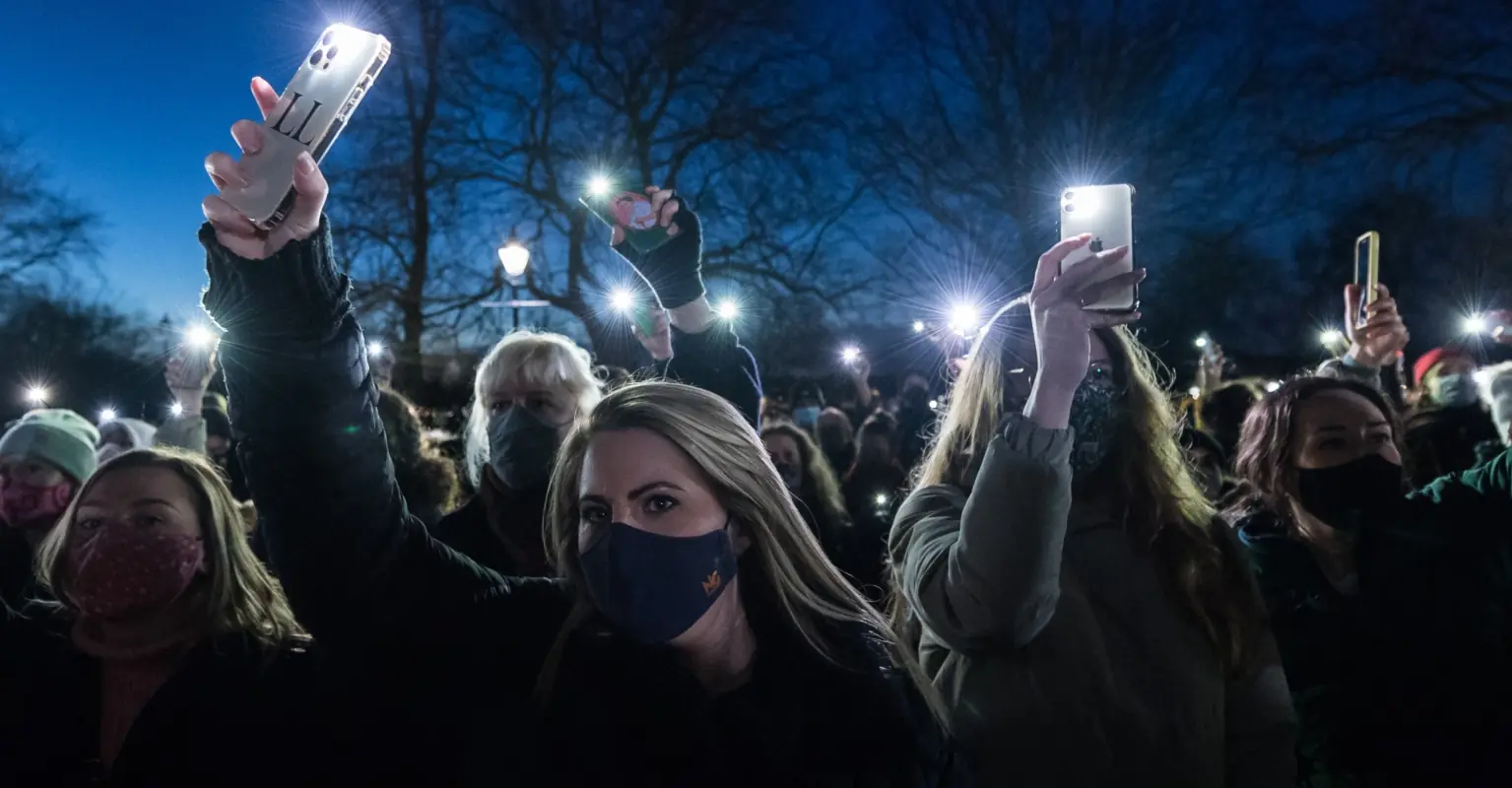I went to Sarah Everard's vigil to grieve but violent male police officers made me feel so unsafe