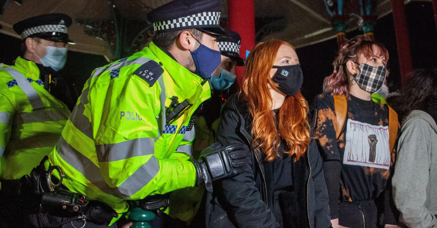 Woman arrested at Sarah Everard vigil speaks out: 'Women don’t feel safe walking down a street'