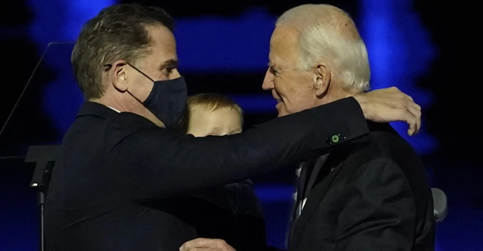 An emotional Hunter Biden recalls his dad chasing him down driveway during family intervention