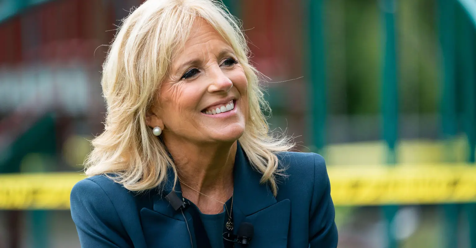 Jill Biden responds after she is scrutinized for wearing 'fishnet' tights