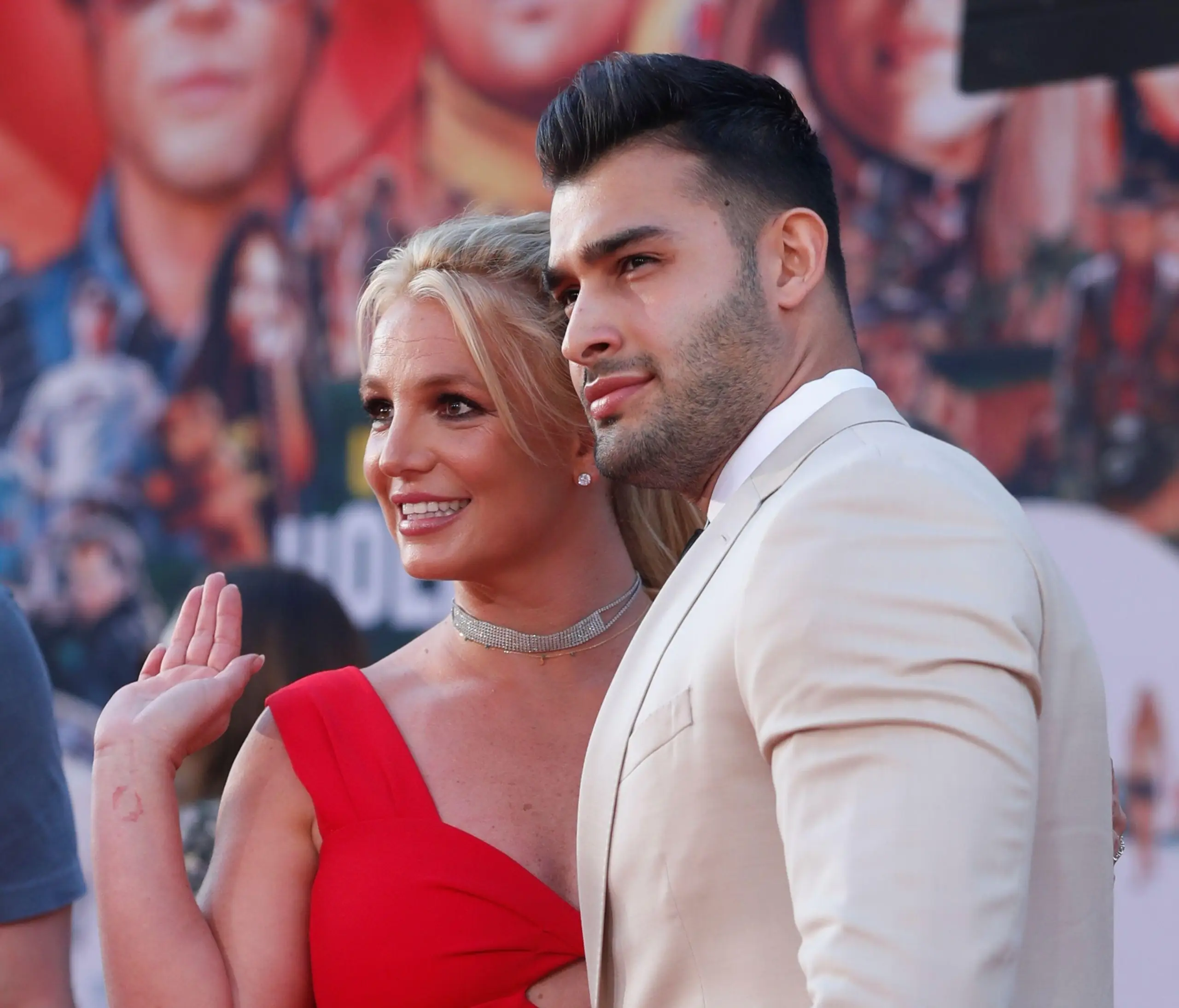 Britney Spears and Sam Asghari