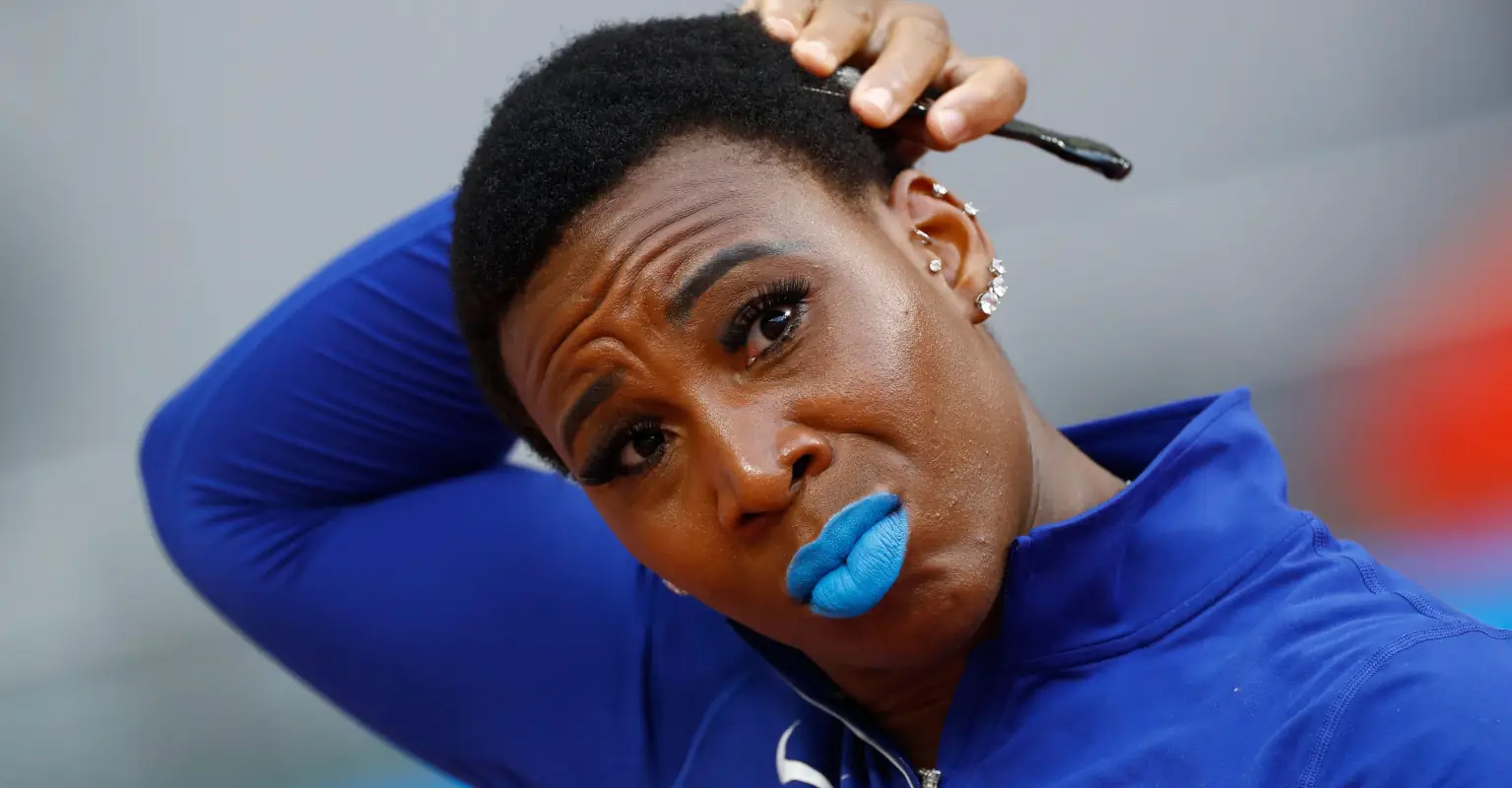 US Olympian Gwen Berry turns away from American flag and says she was ‘p***ed’ anthem was played