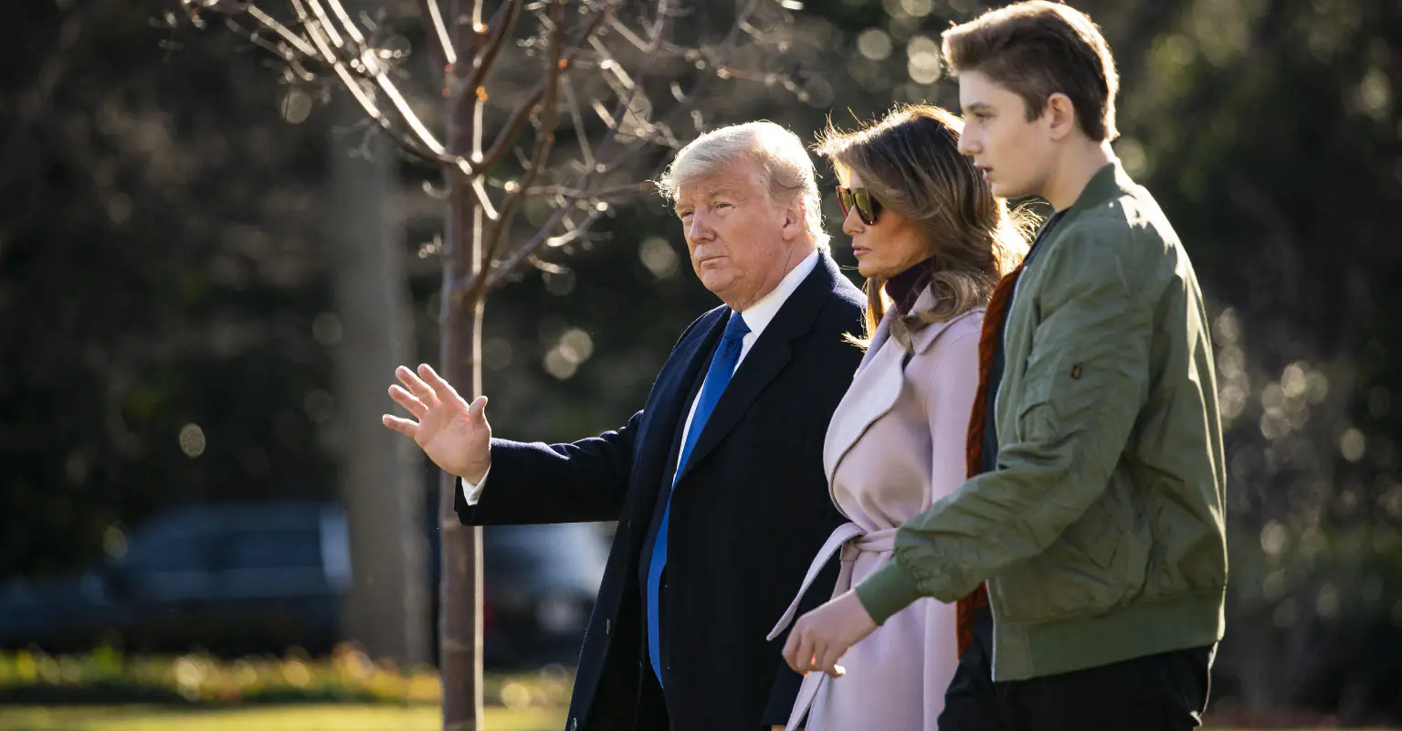 People want Barron Trump in the NBA after learning the 15-year-old is 6-foot-7
