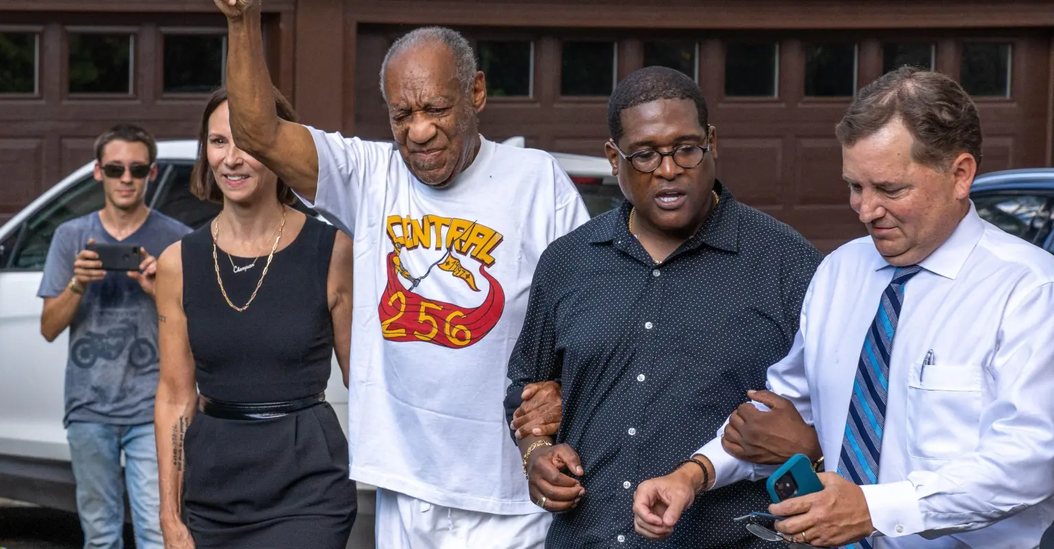 Bill Cosby's accusers speak out as he walks free from prison after conviction is overturned