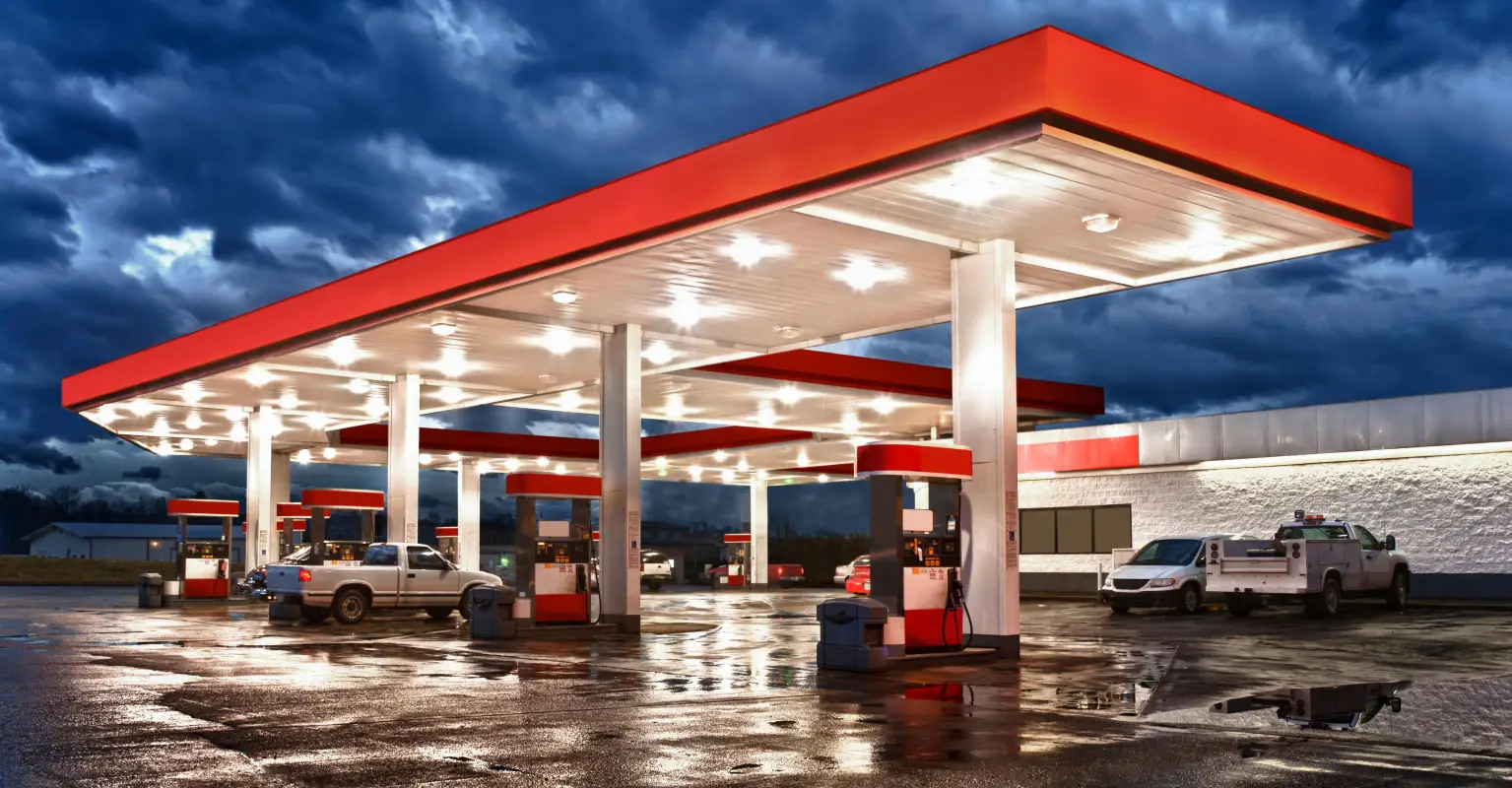 Horrifying footage shows millions of insects swarming doors and windows of gas station