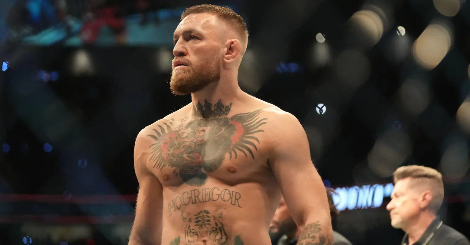 Conor McGregor insults Dustin Poirier's wife following loss and gruesome injury