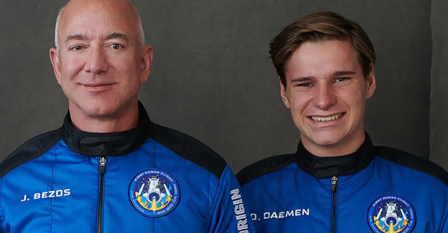 Teenager on Jeff Bezos' space flight reveals he's never ordered from Amazon