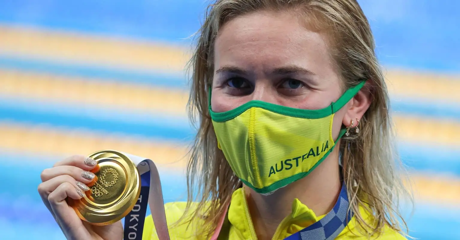 Australian swim coach’s out-of-body celebration at Olympics goes viral as it leaves people smiling