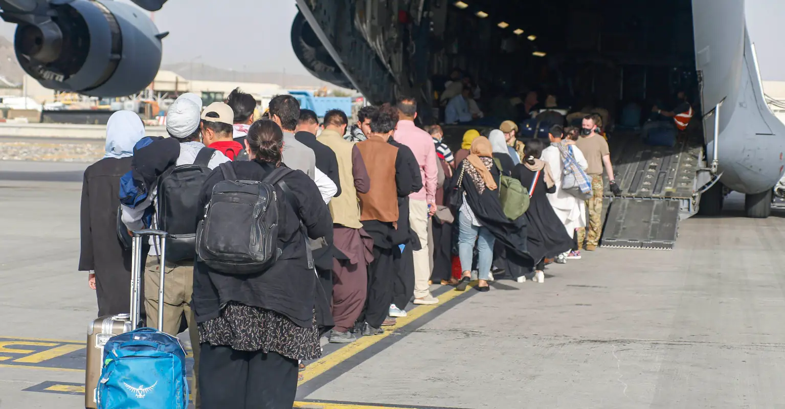Afghanistan women's football team celebrate as they're successfully evacuated from Kabul