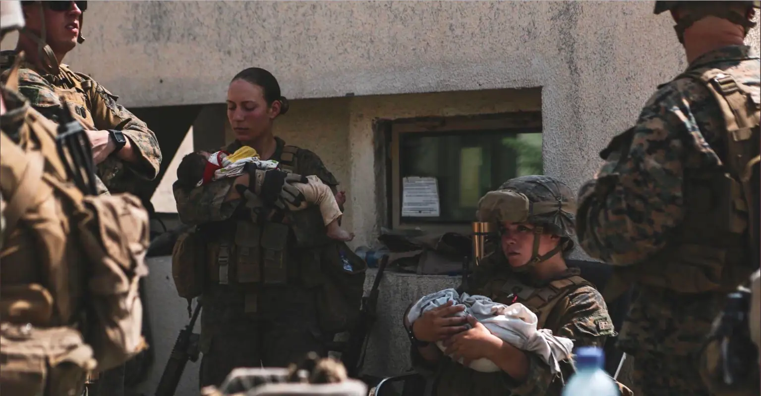 US Marine's tragic final Instagram post showed her care for Afghan children before being killed in Kabul attack