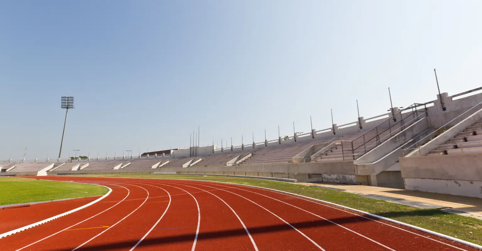 Visually impaired Paralympic sprinter's guide proposes to her on track just minutes after race