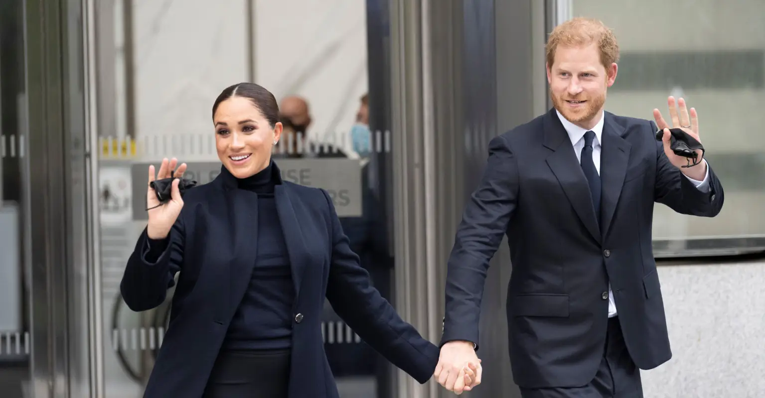 Meghan Markle gushes 'it’s wonderful to be back' as she joins Prince Harry in New York City