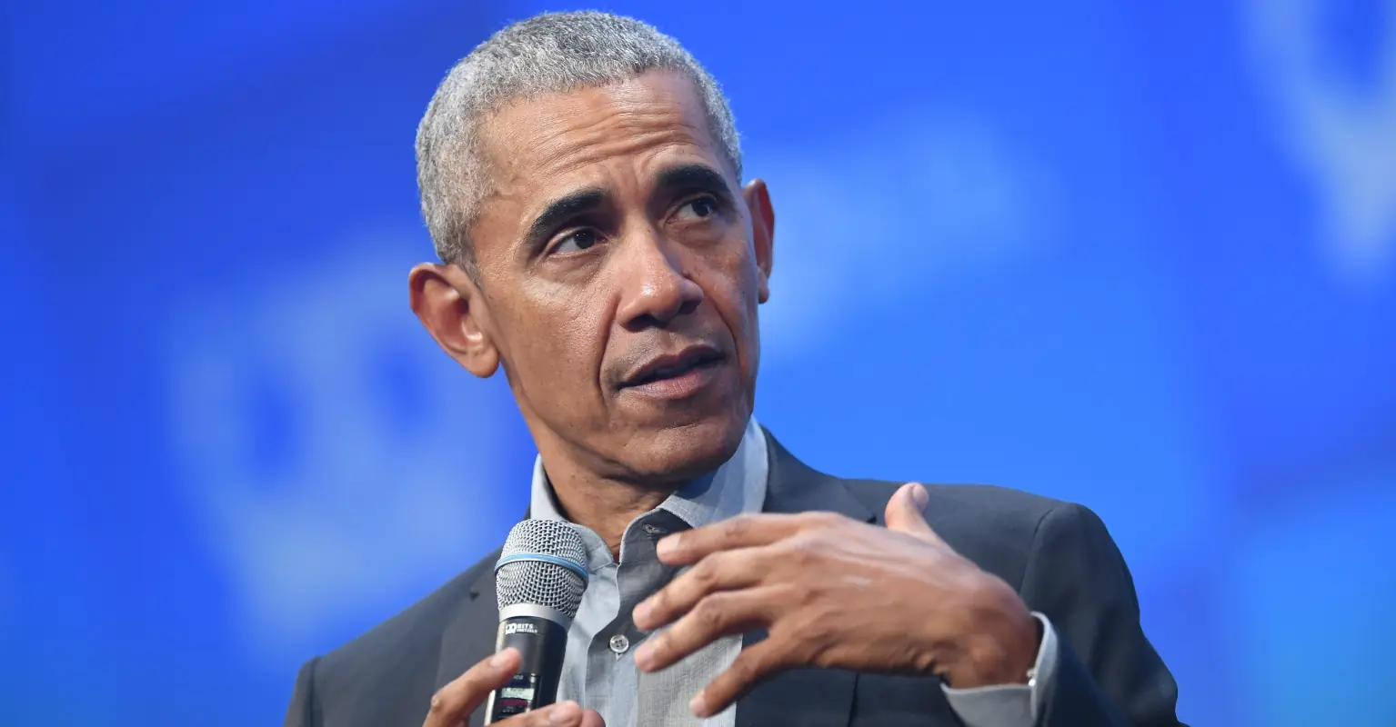 Barack Obama says 'America has always been home to heroes who run towards danger' on 9/11 anniversary