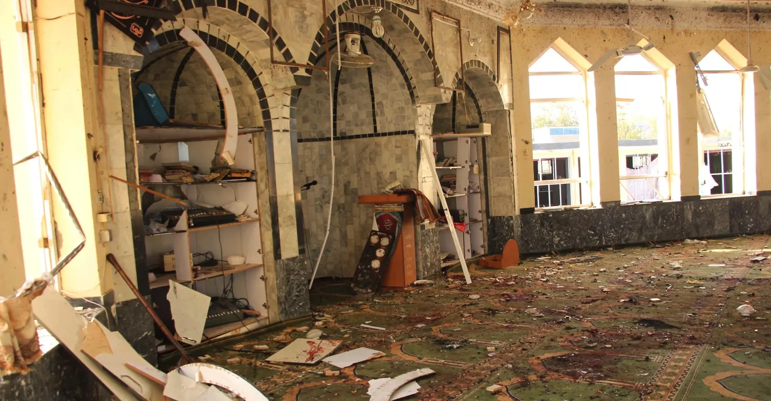 At least 100 dead or wounded in bombing at mosque in Afghanistan, Taliban reports
