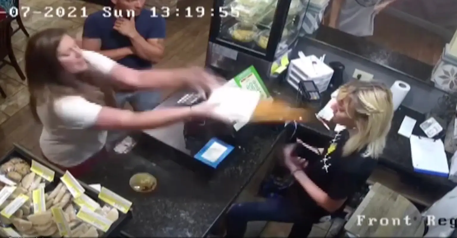 Woman arrested after throwing soup in restaurant worker's face