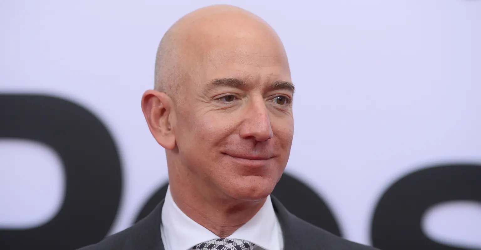 Jeff Bezos, 57, shows off muscular physique on romantic getaway with girlfriend Lauren Sanchez