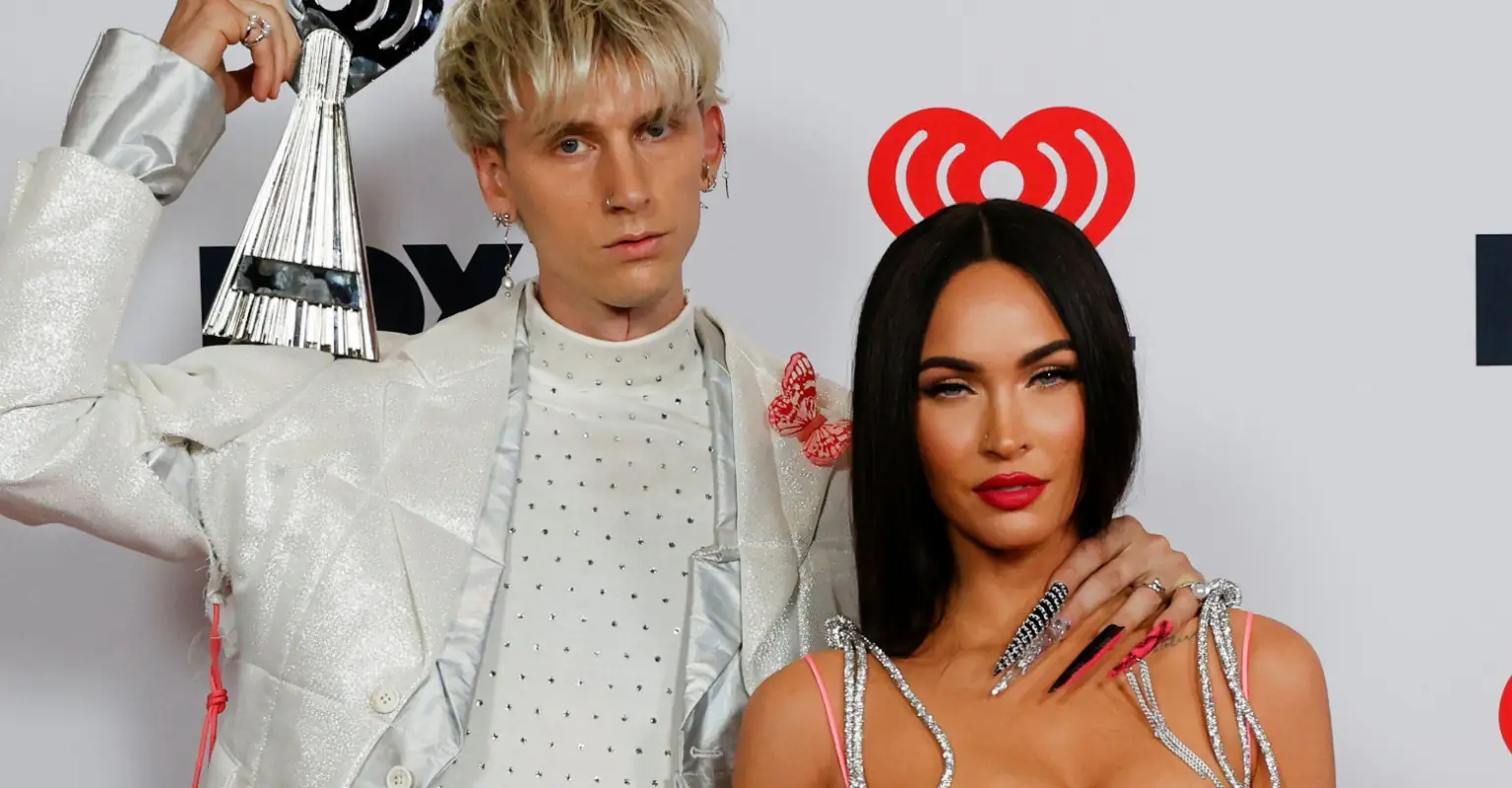 Fans notice Megan and MGK wore matching engagement outfits to Kourtney and Travis