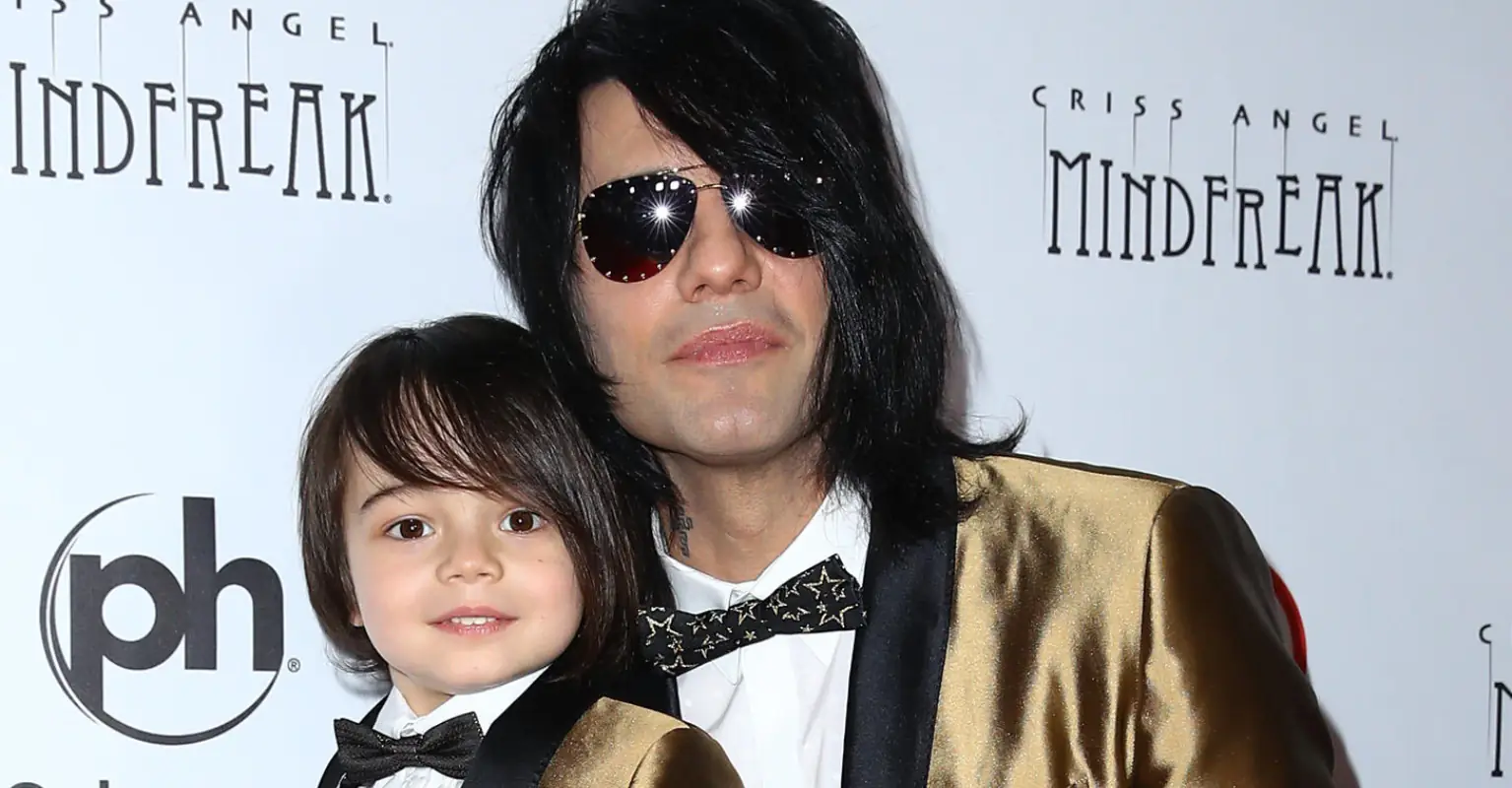 Criss Angel emotionally announces his 7-year-old son's cancer is in remission