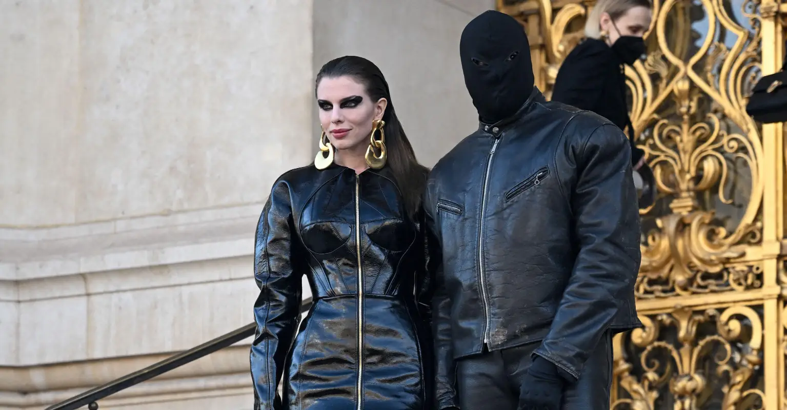 Kanye West and Julia Fox match once again as they wear head-to-toe leather outfits