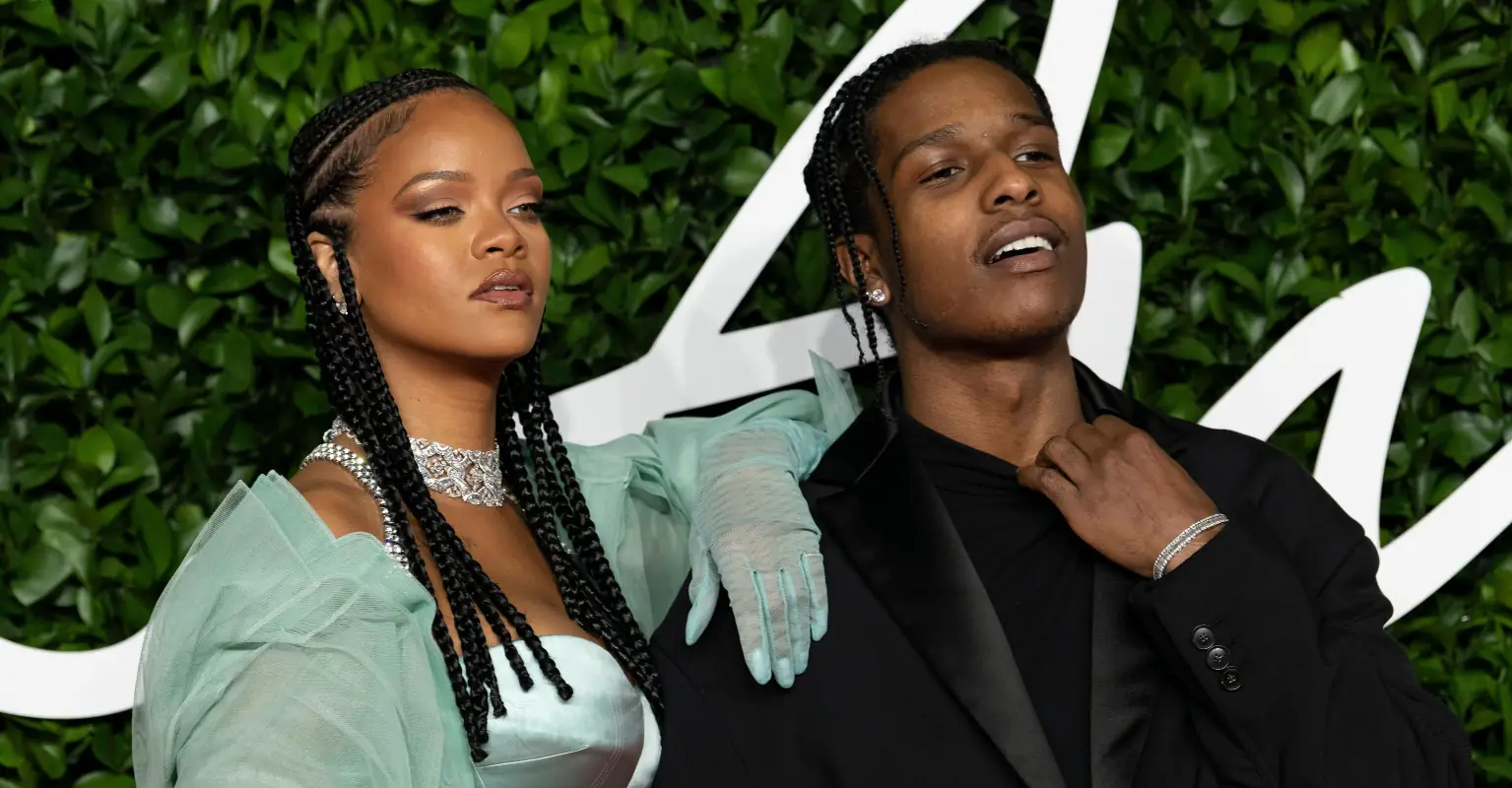 Rihanna shares new photo of baby bump as she jokes: 'How the gang pulled up to Black History Month'