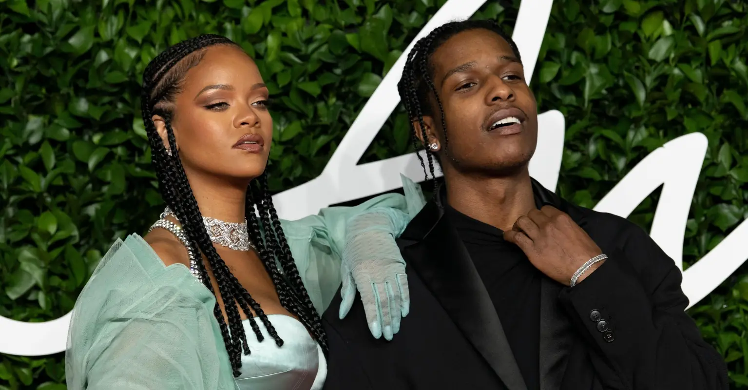 Rihanna shares new photo of baby bump as she jokes: 'How the gang pulled up to Black History Month'