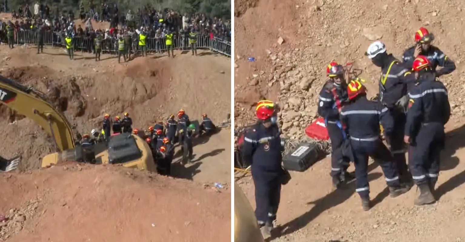 Moroccan boy, 5, who was trapped in a well for four days has tragically died