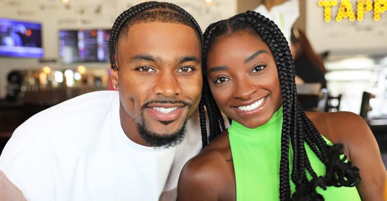 Simone Biles says 'yes to the dress' ahead of wedding to Jonathan Owens