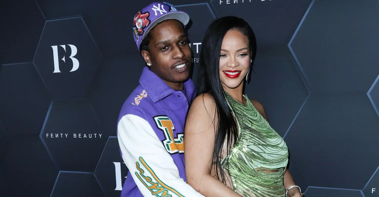 Rihanna shows off her baby bump in red carpet debut with boyfriend A$AP Rocky since pregnancy news