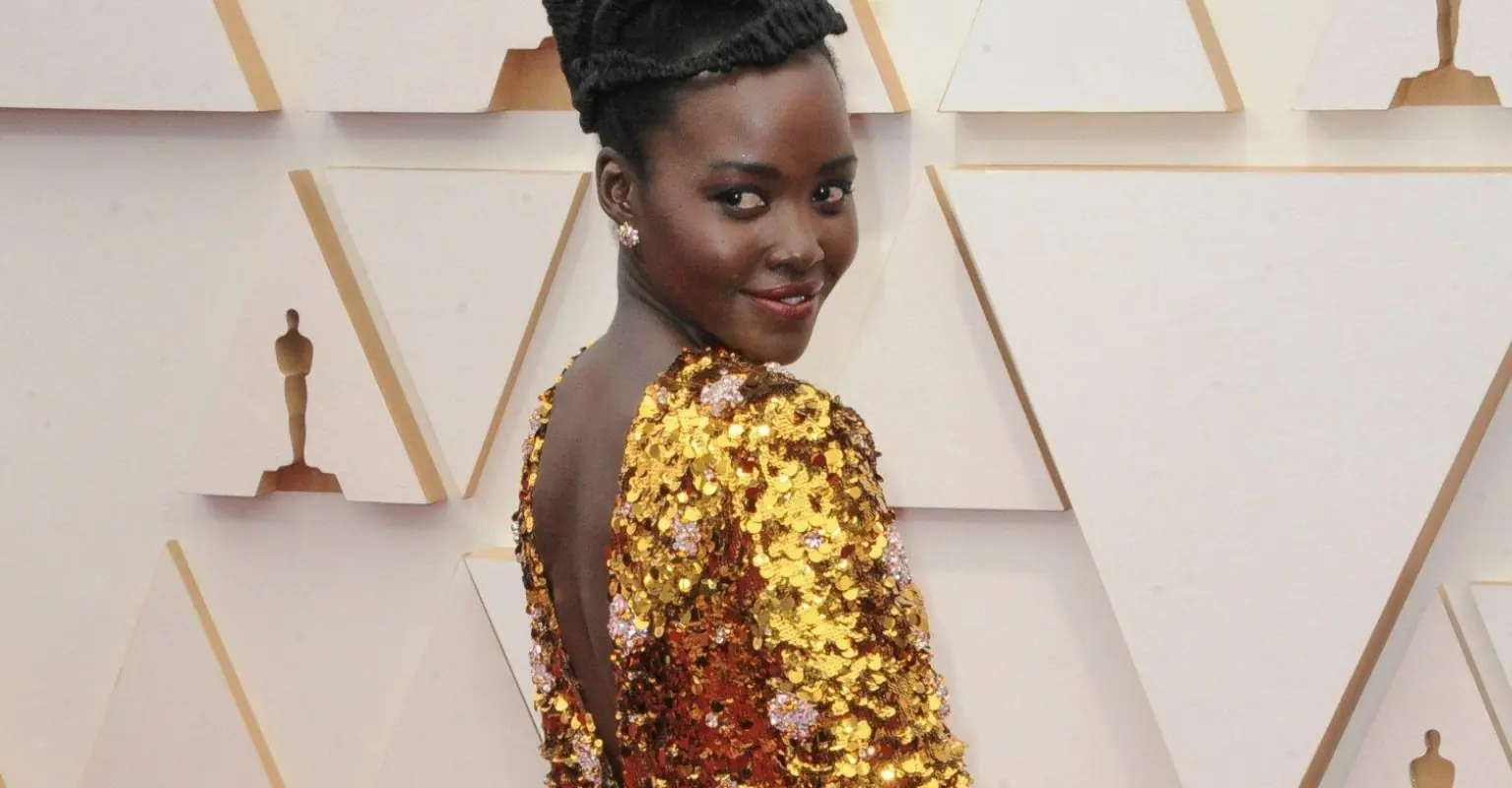 Lupita Nyong'o becomes an instant meme after sitting behind Will Smith following Chris Rock drama