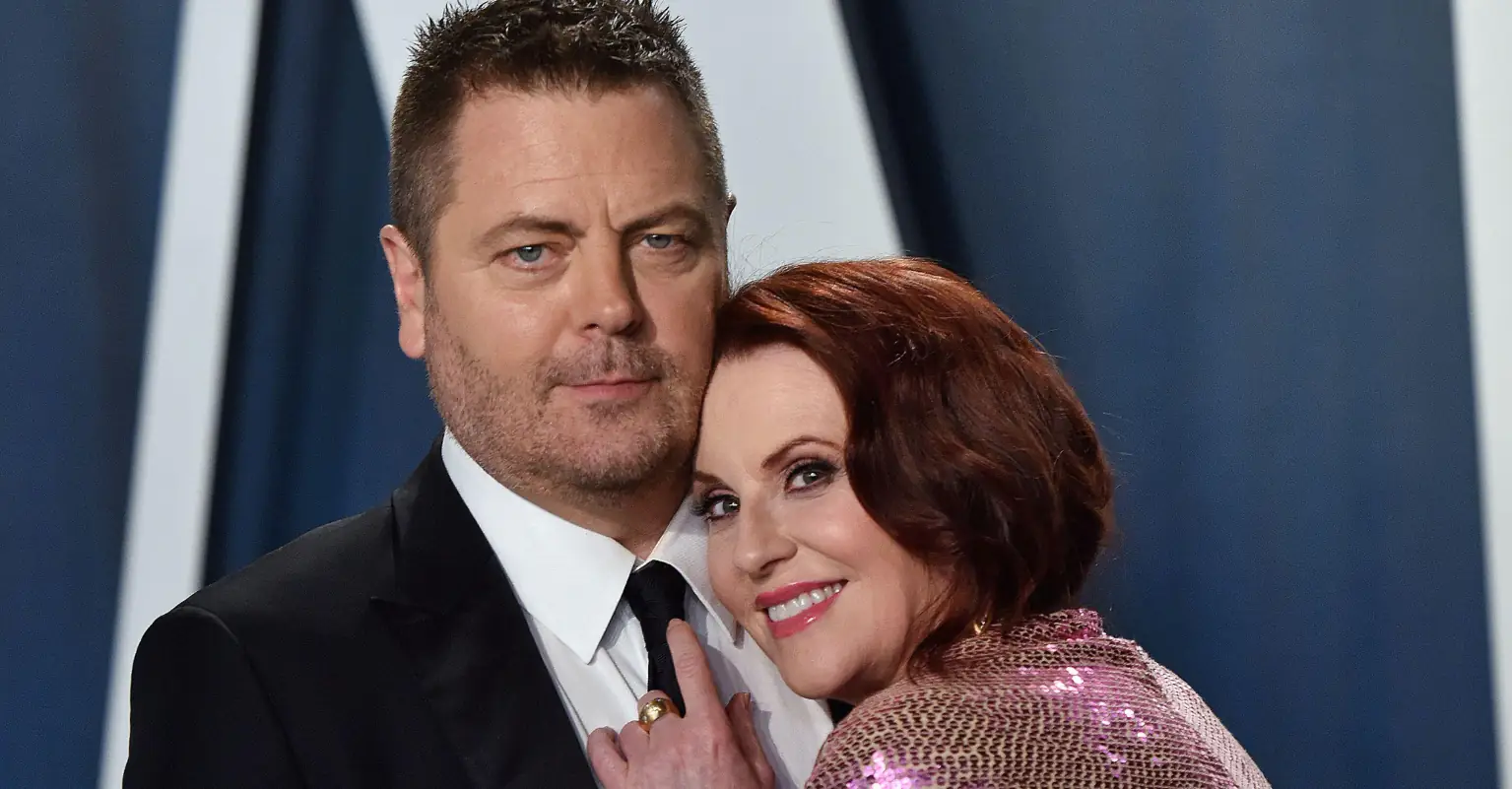 Nick Offerman and Megan Mullally tell Putin to 'F*** off and go home' during Independent Spirit Awards