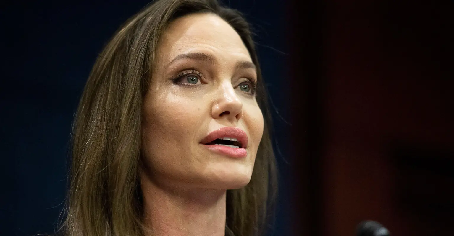 Angelina Jolie spotted in Ukraine