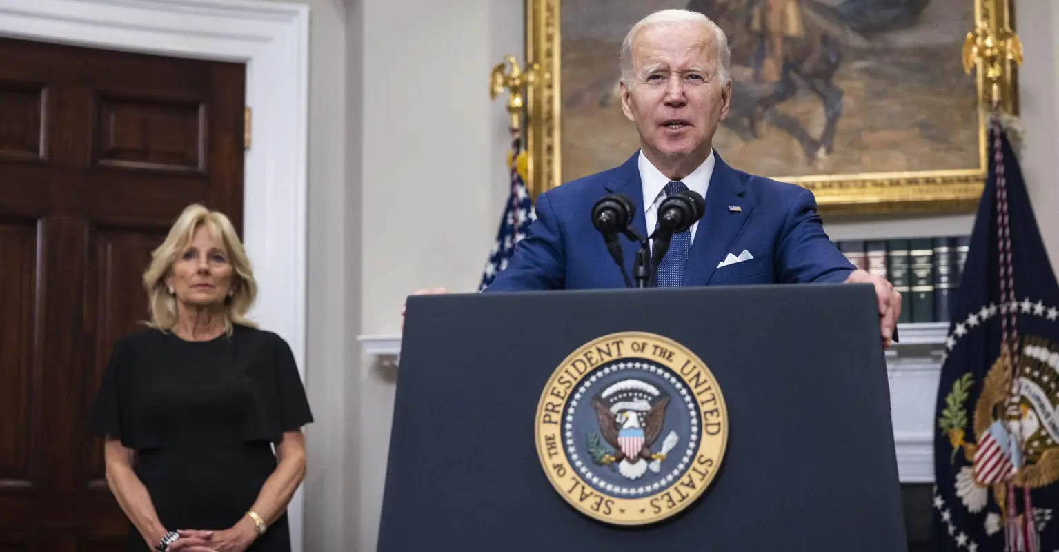Texas school shooting: Biden vows to act on gun laws after 19 children and 2 adults are killed