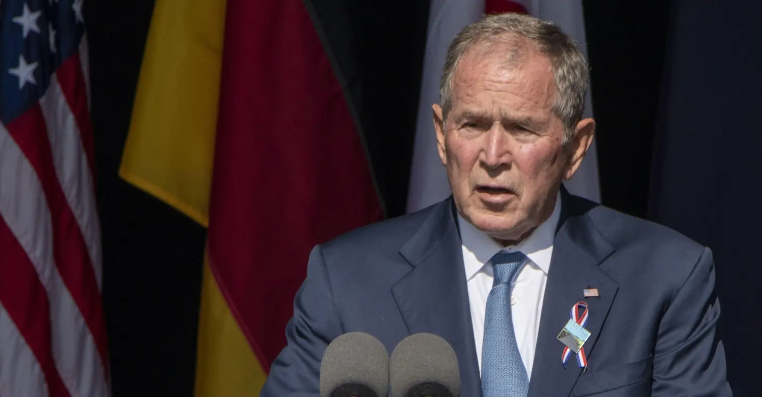 George Bush accidentally condemns 'unjustified and brutal' invasion of Iraq, instead of Ukraine