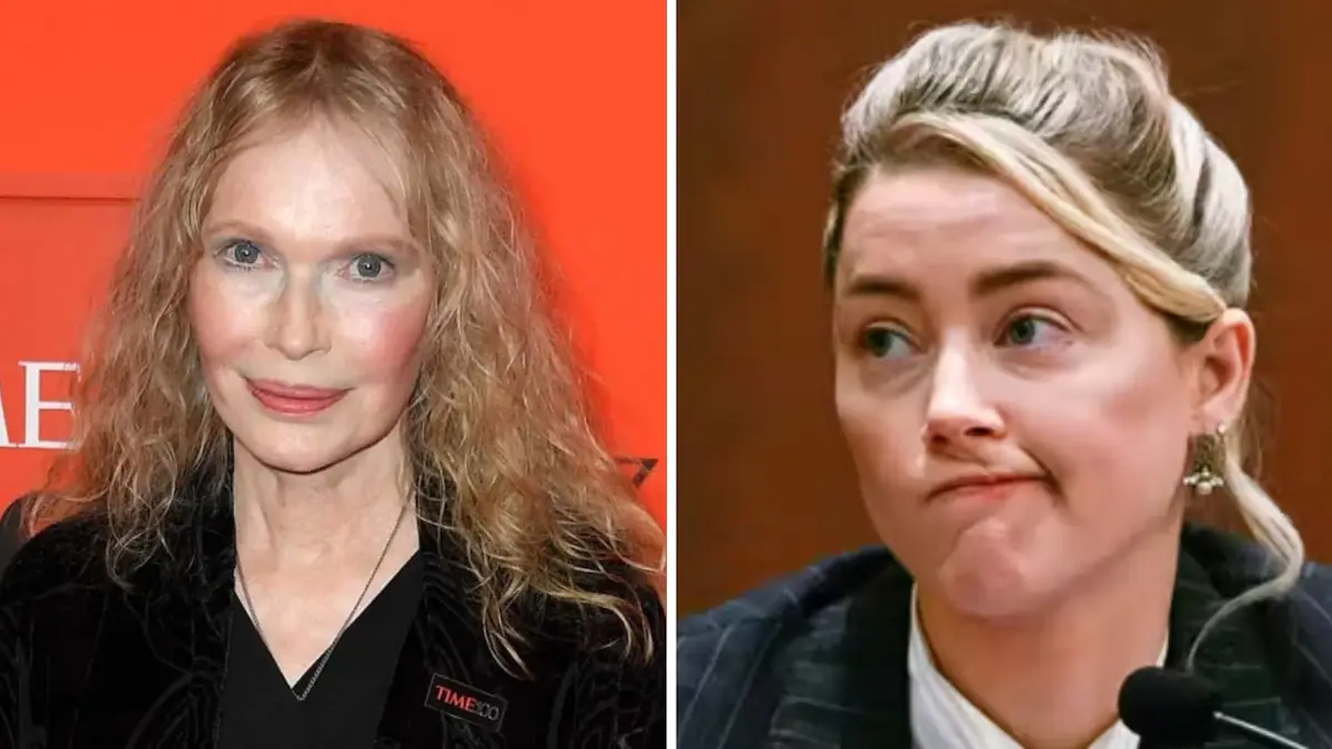 Woody Allen's ex Mia Farrow appears to defend Amber Heard