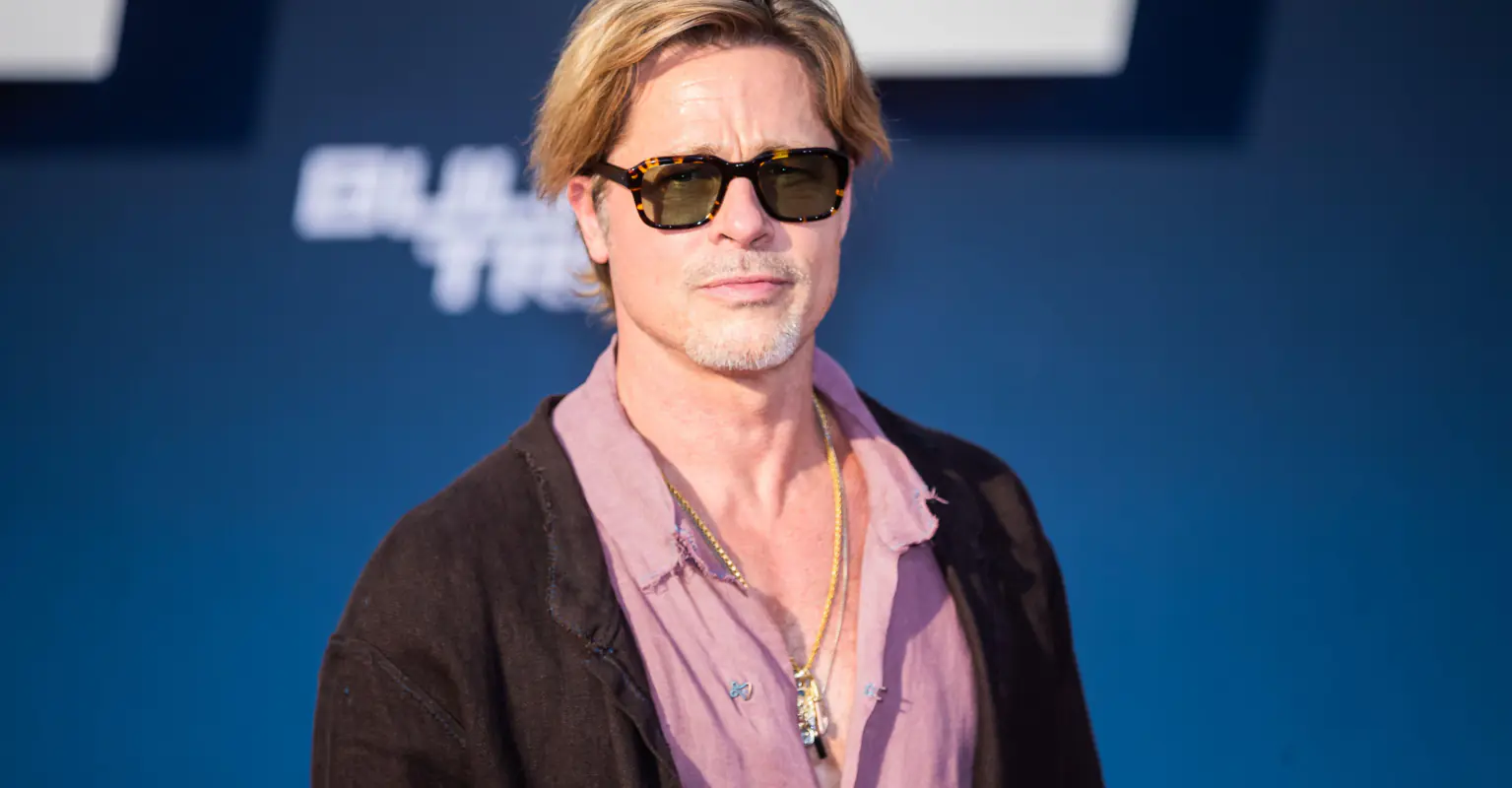 Brad Pitt stuns as he wears a skirt to premiere of his latest movie