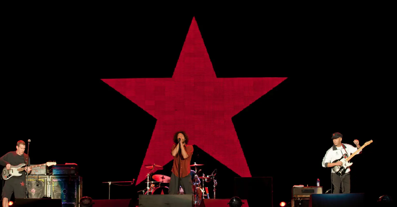 Rage Against The Machine call to 'abort the Supreme Court' at first gig in over 10 years