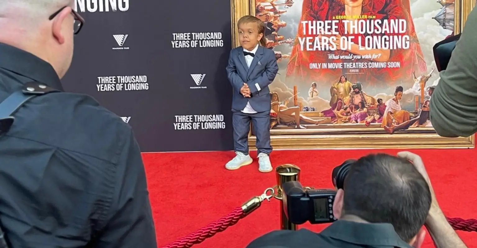 Quaden Bayles walks his first red carpet after landing movie role