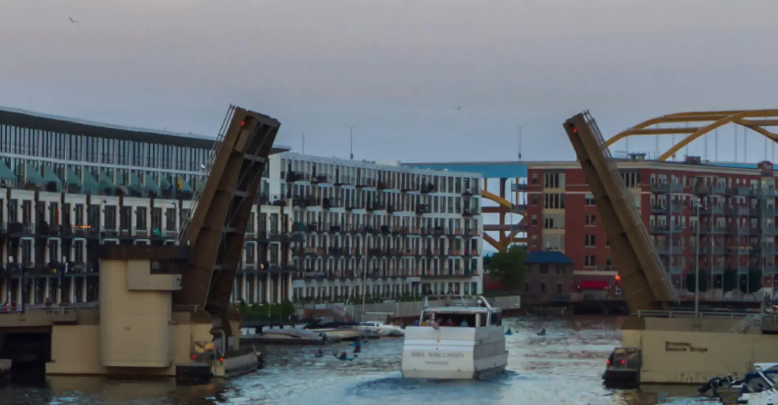 Man, 77, falls 70ft to his death when drawbridge he is walking on suddenly opens