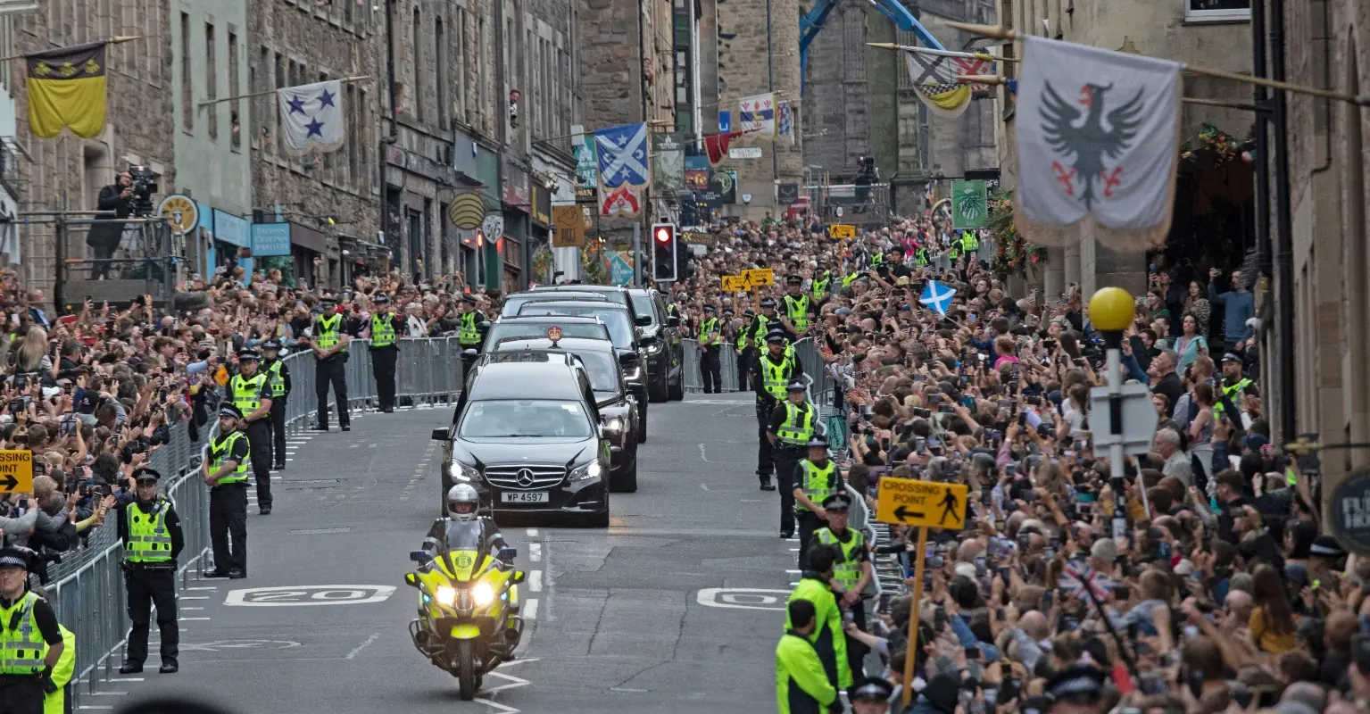 Man who called Prince Andrew 'a sick old man' during coffin procession is arrested