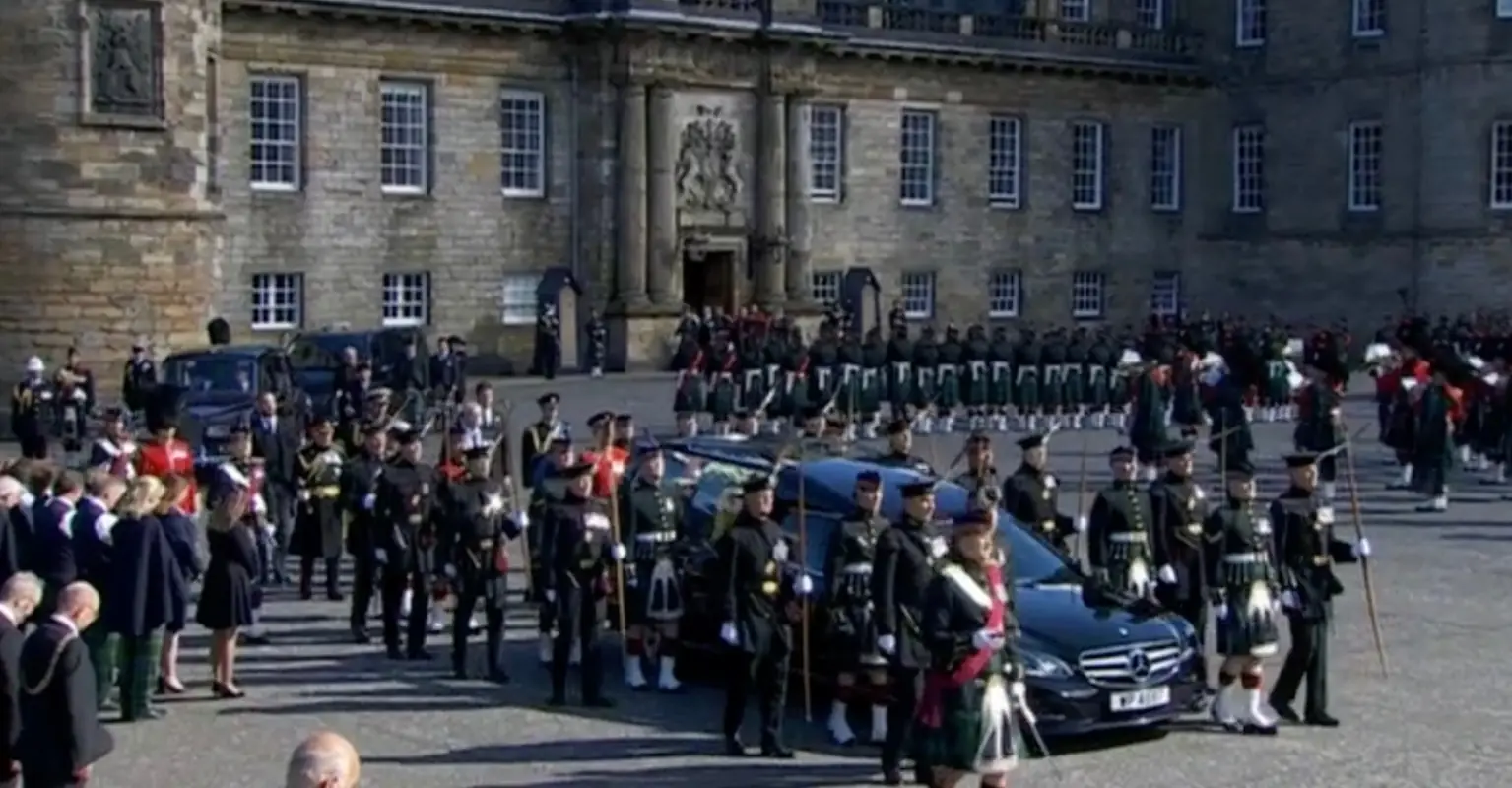 King Charles III walks behind his mother's coffin as Scotland pays tribute to Queen Elizabeth II