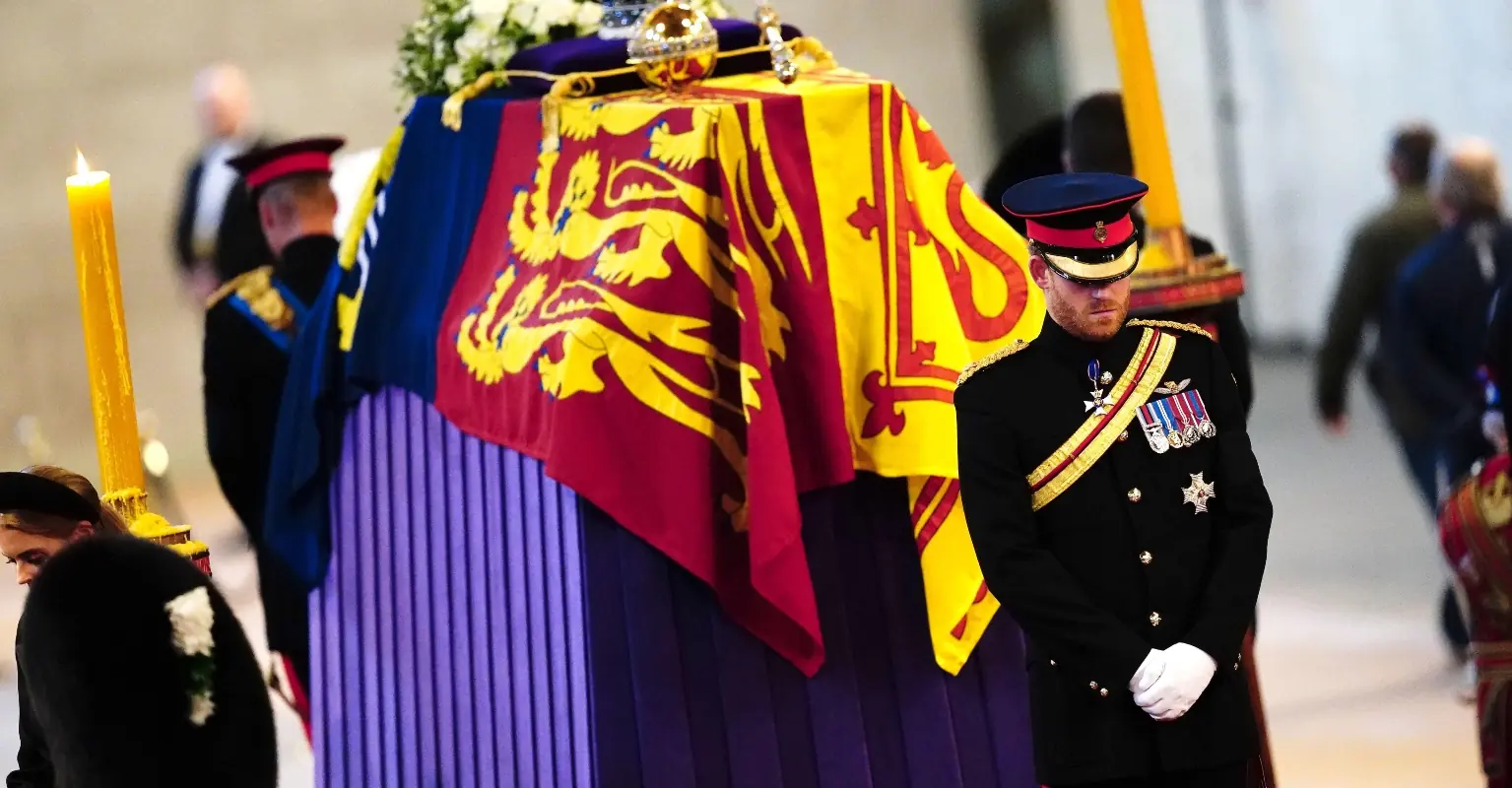 Here's why 14-year-old James, Viscount Severn was wearing medals during vigil around Queen's coffin